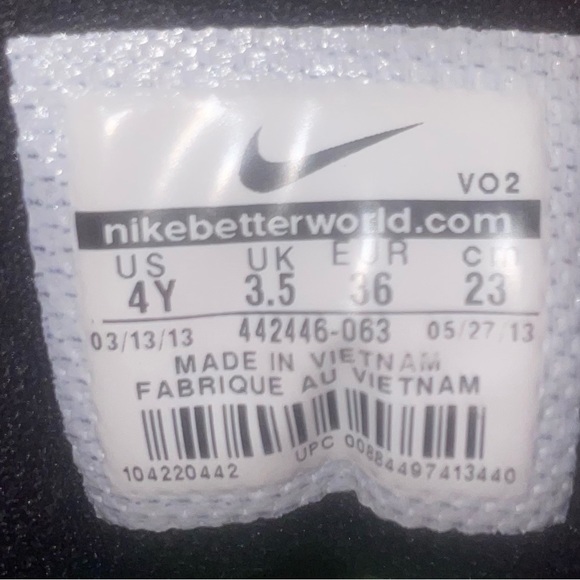 NIKE Mogan Mid Pro Pink Green Cheetah Leopard High Top Sneakers Shoes, Size 4Y - Picture 10 of 10